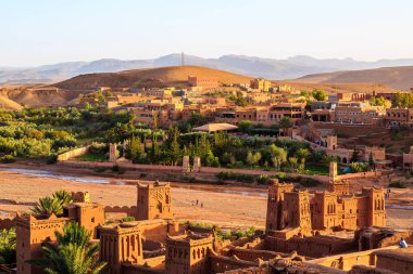 Kasbah AIT Ben Haddou Fas Atlas dağlarında