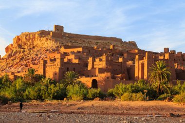 Kasbah Ait Ben Haddou in the Atlas mountains of Morocco clipart