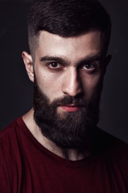 Sakallı bir adam portresi
