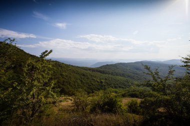 Dağ manzarası. Doğanın bileşimi