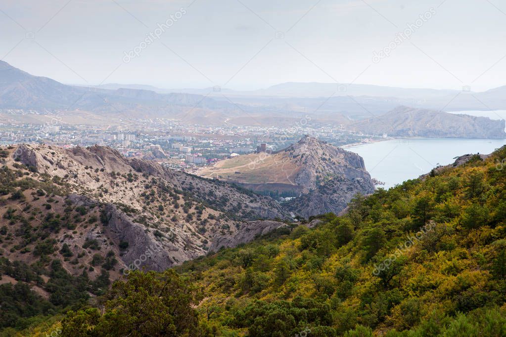 Crimea from the rock of Sokol