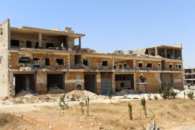 Aleppo harap sokaklarında