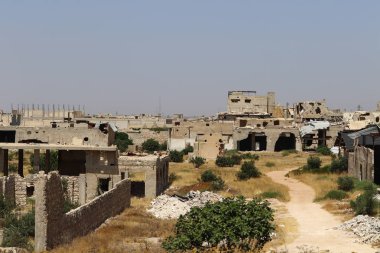 Aleppo harap sokaklarında