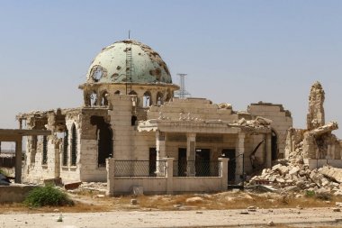 Aleppo yıkılan Minare