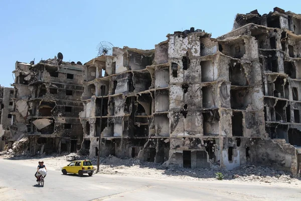 Maisons en ruine en Syrie — Photo