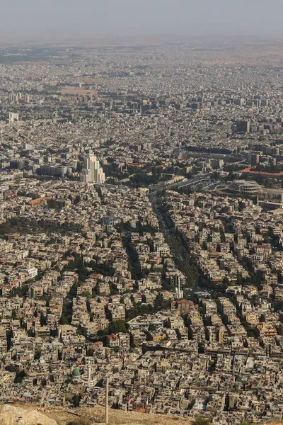 大马士革市全景图 — 图库照片