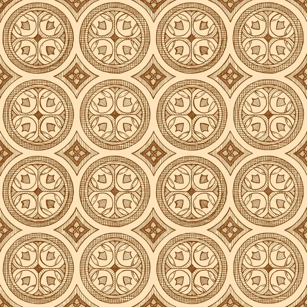 Medieval seamless  ornament — Stock Vector