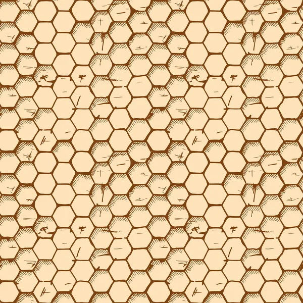 Simple honeycomb pattern. Vector Graphics