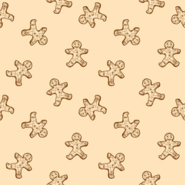 Zencefilli kurabiye adam ile Seamless Modeli 