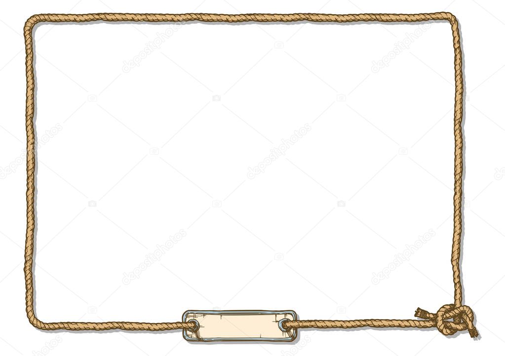 rope knot frame 