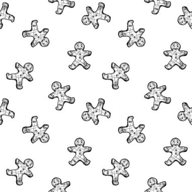 Zencefilli kurabiye adam ile Seamless Modeli 