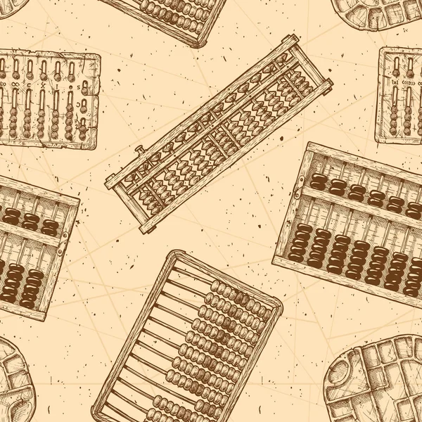 Desen ile farklı abacus — Stok Vektör