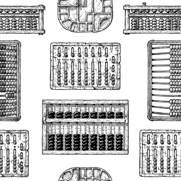 Mintát különböző abacus — Stock Vector