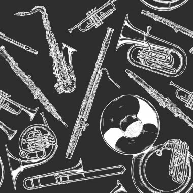 nefesli ve pirinç müzik aleti