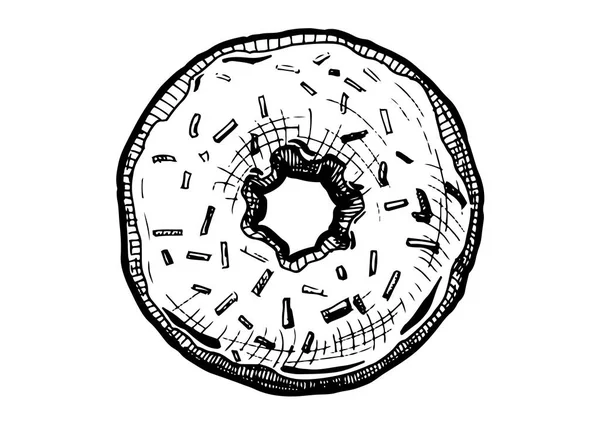 Illustration av donut — Stock vektor