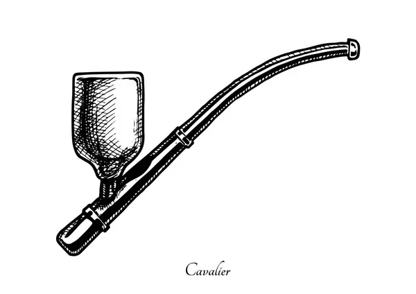 Cachimbos. Cavalier... —  Vetores de Stock