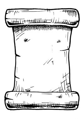 Eski illüstrasyon kaydırma