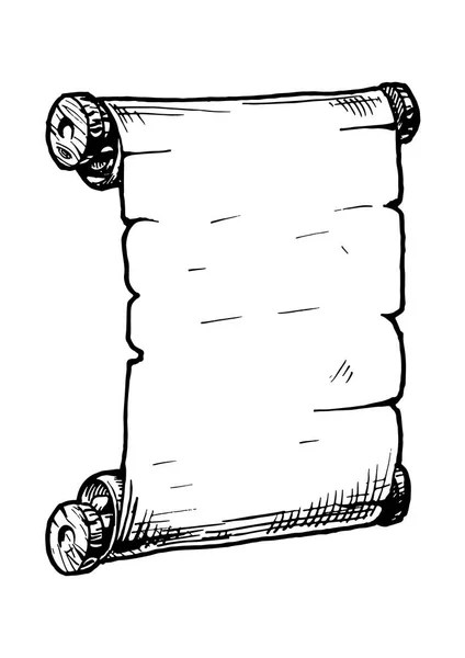 Ilustración de Viejo pergamino — Vector de stock