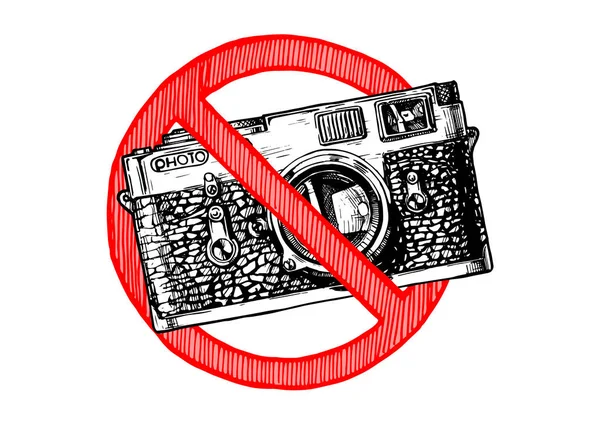 No hay signo de fotos — Archivo Imágenes Vectoriales