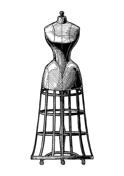 Ilustração da forma do vestido — Vetor de Stock