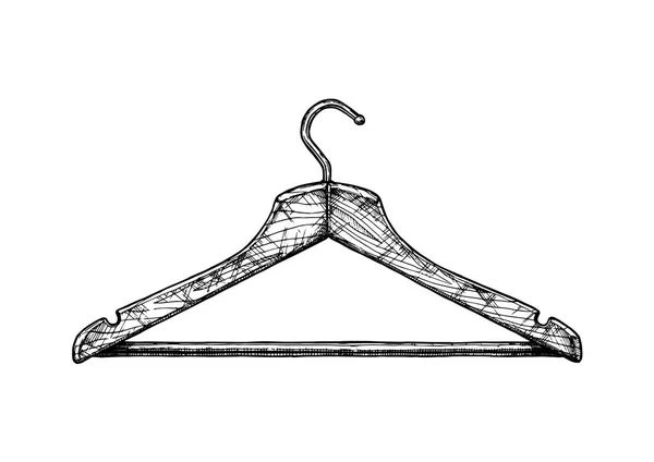 Illustration av klädhängare — Stock vektor