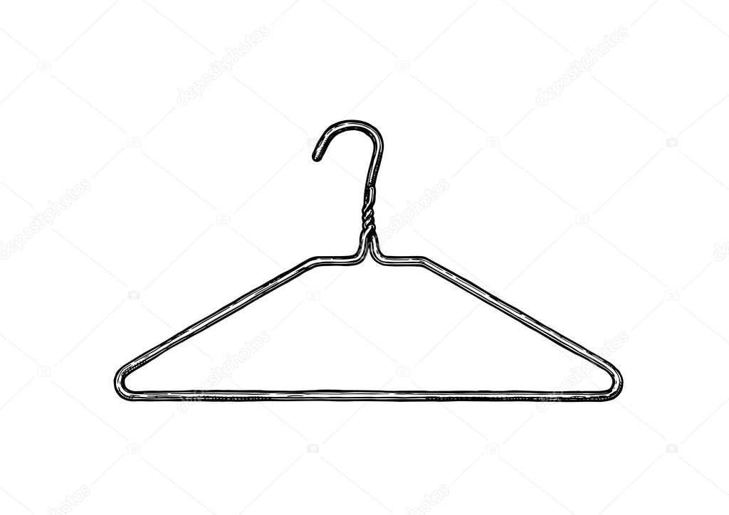 illustration of coat hanger