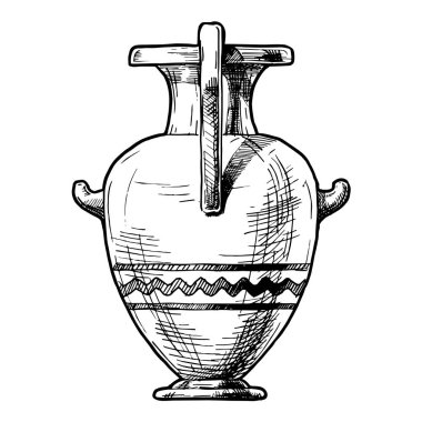 Greek vase. Hydria.