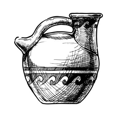 Yunan vazo. Askos.