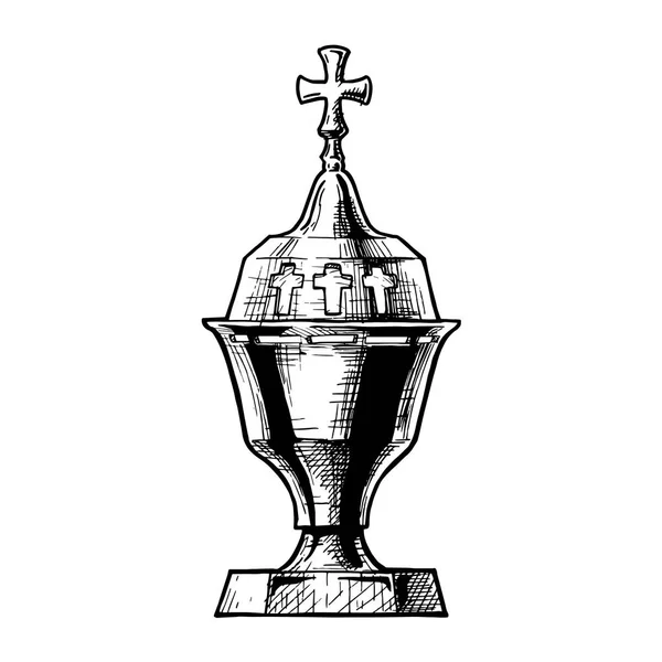 Vector illustration of sanctuary lamp — Stock Vector