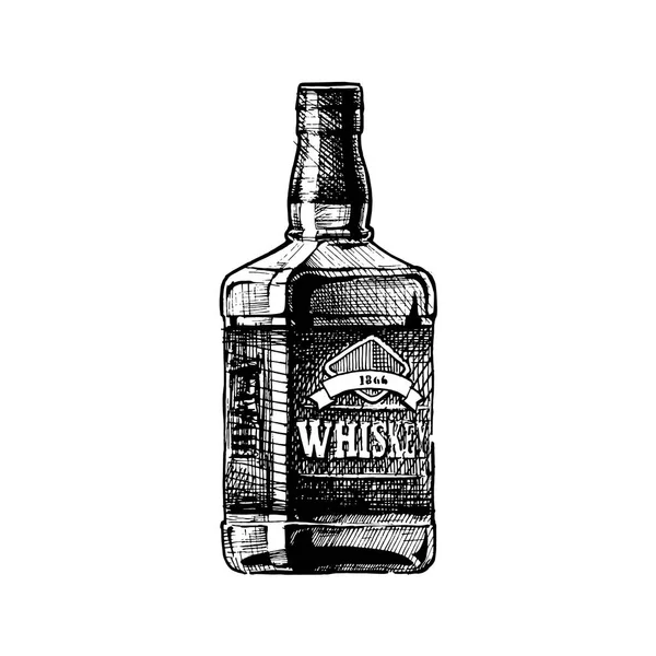 Ilustracja z whisky — Wektor stockowy