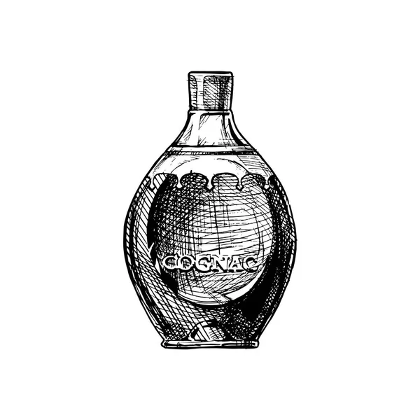 Illustration of Cognac — Stock Vector