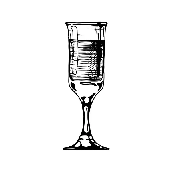 Иллюстрация стекла Шерри — стоковый вектор