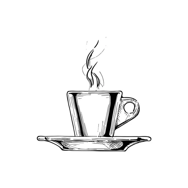 Ilustração da xícara de café expresso — Vetor de Stock