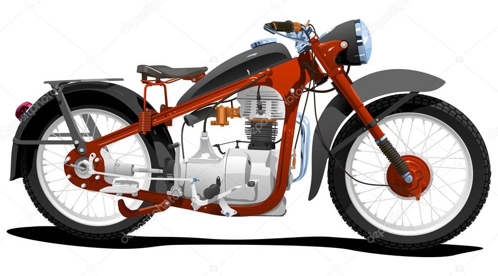 illustration of motocycle