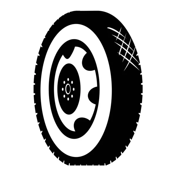 Illustration av hjulet — Stock vektor