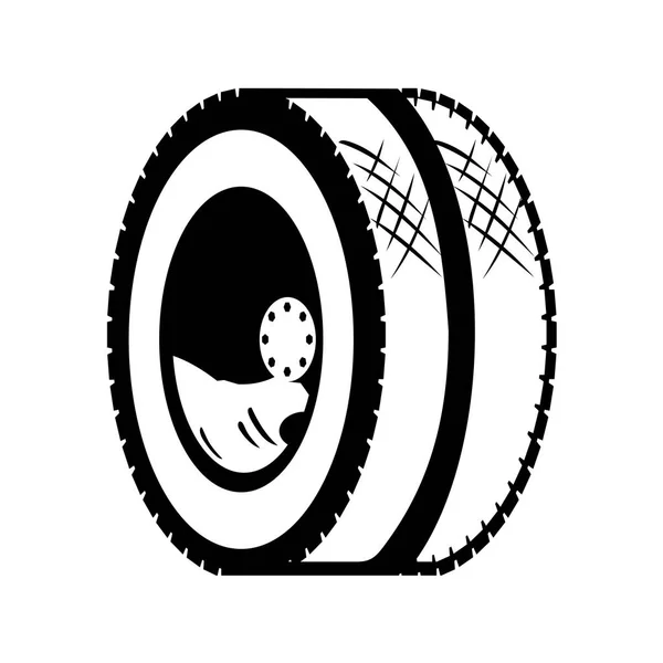 Ілюстрація колесо — стоковий вектор