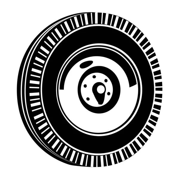 Illustration de roue — Image vectorielle