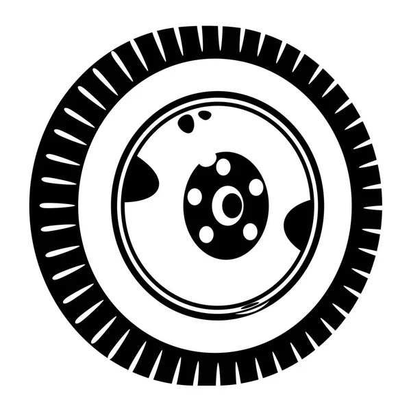 Иллюстрация колеса — стоковый вектор