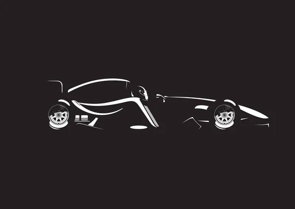 Illustration de formule voiture — Image vectorielle