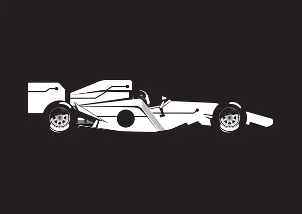 Иллюстрация автомобиля формулы — стоковый вектор