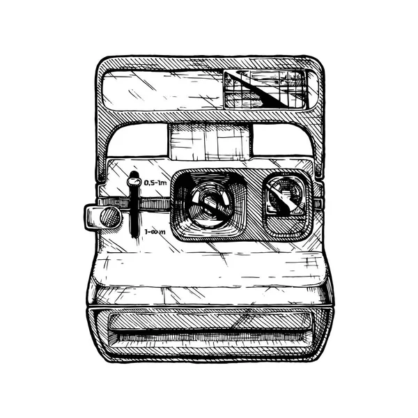 Illustratie van instant camera — Stockvector