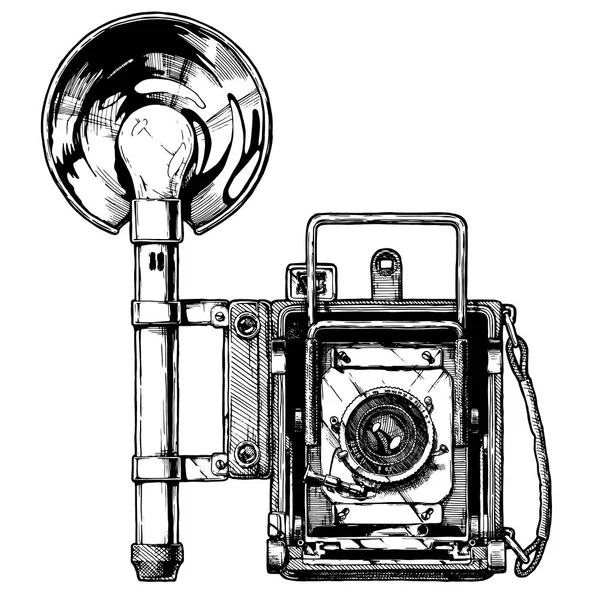 Ілюстрація прес-камери — стоковий вектор