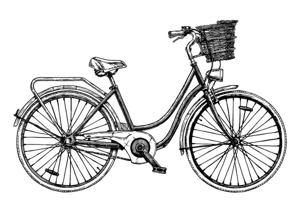 Vélo de ville européen — Image vectorielle