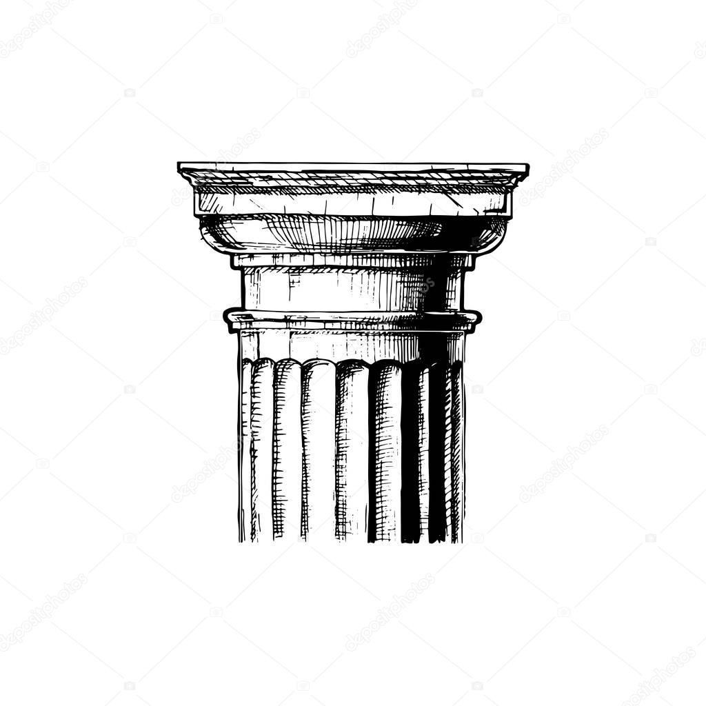 Capital. Classical order.