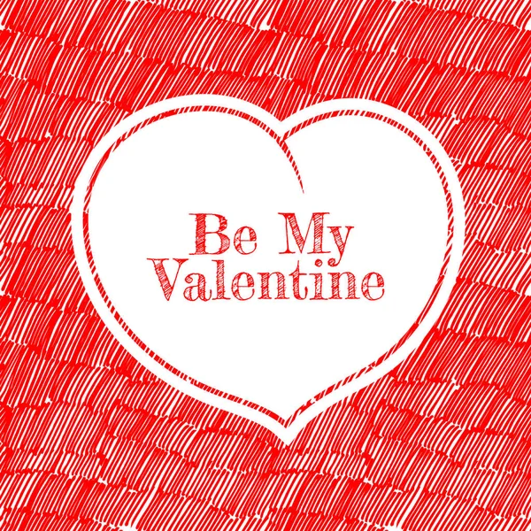 Sevgililer kalp. Şablon