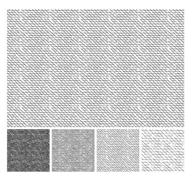 Pattern of rough hatching grunge texture clipart