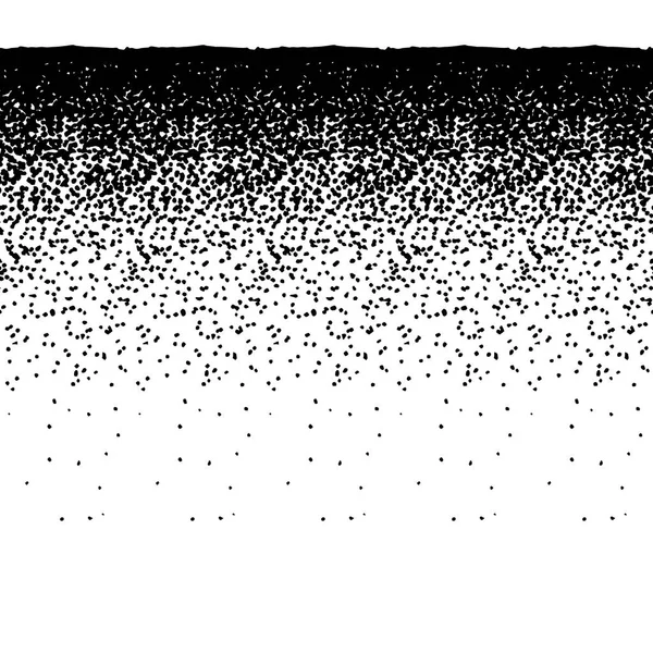 Patrón horizontal sin costura de gradiente punteado — Archivo Imágenes Vectoriales