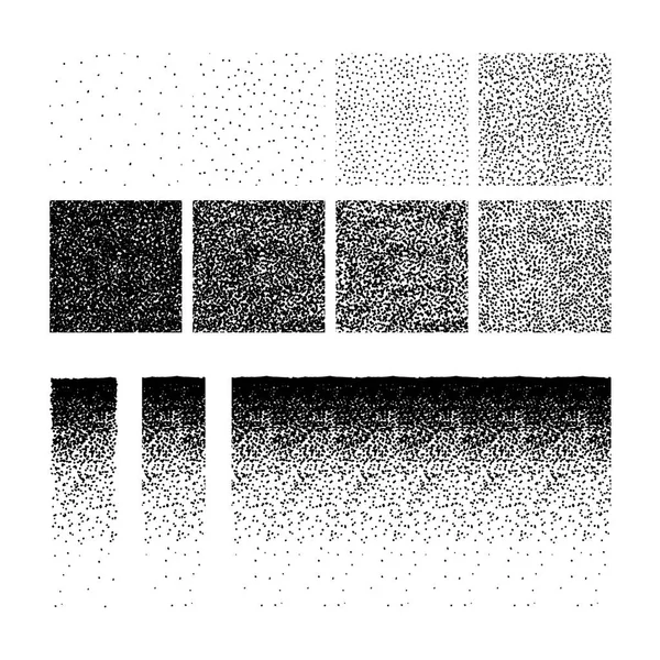 Ensemble de motif stipple — Image vectorielle