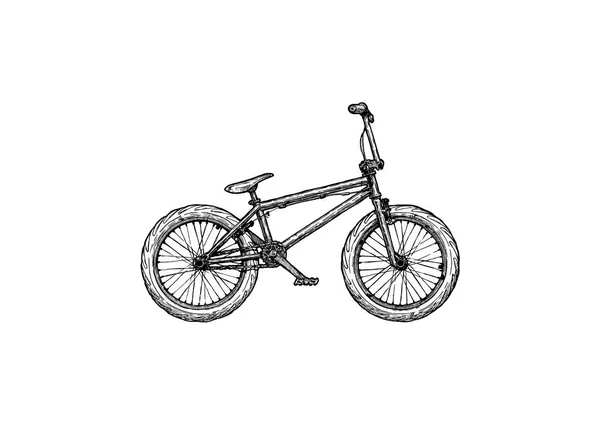 Иллюстрация велосипеда BMX — стоковый вектор