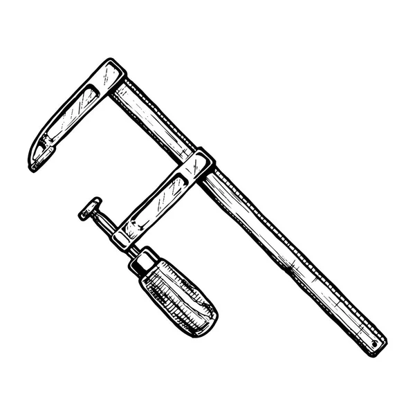 Abbildung der Stangenklemme — Stockvektor